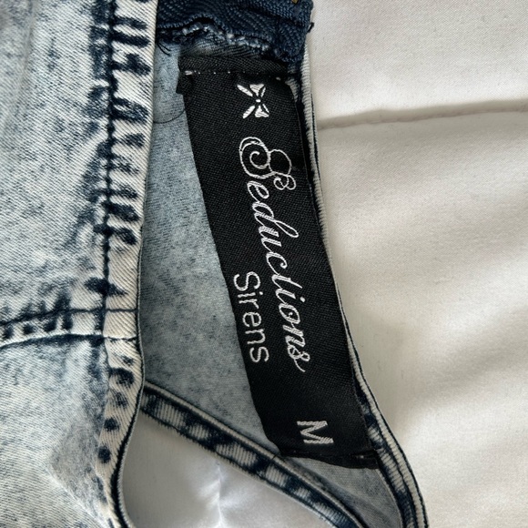 Denim mini dress - Picture 2 of 3